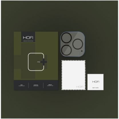 Hofi Cam Pro Plus Lens Protector - предпазна плочка за камерата на iPhone 15 Pro, iPhone 15 Pro Max (прозрачен) 2