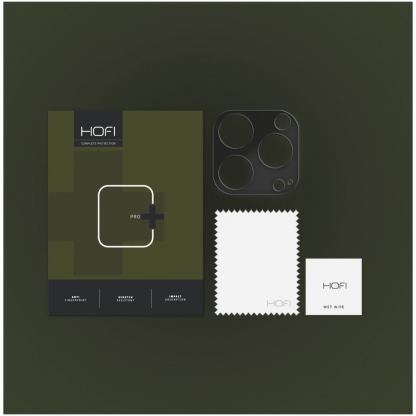 Hofi Alucam Pro Plus Lens Protector - предпазна метална плочка за камерата на iPhone 15 Pro, iPhone 15 Pro Max (черен) 2