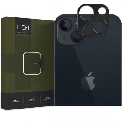 Hofi Alucam Pro Plus Lens Protector - предпазна метална плочка за камерата на iPhone 15, iPhone 15 Plus (черен)