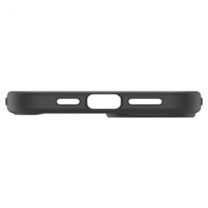 Spigen Crystal Hybrid Case - хибриден кейс с висока степен на защита за iPhone 15 (черен-прозрачен) 5