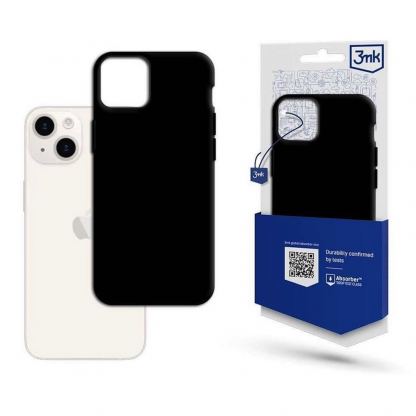 3MK Matt Case - силиконов (TPU) калъф за iPhone 15 Plus (черен)