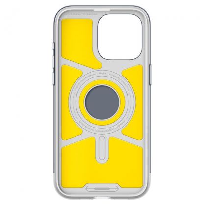 Spigen Classic C1 MagSafe Case - хибриден удароустойчив кейс с висока степен на защита с MagSafe за iPhone 15 Pro (сив)  2