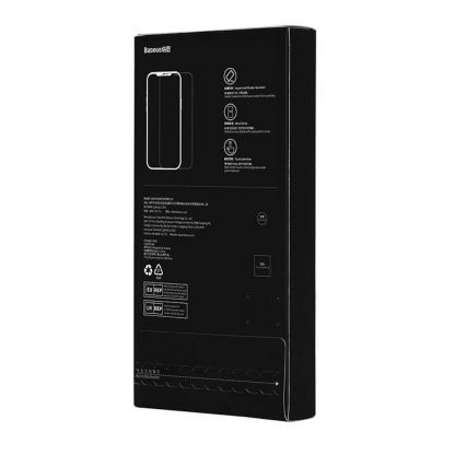 Baseus Crystal Eye Protection Tempered Glass Set (P60012056201-00) - калено стъклено защитно покритие със защитен филтър за дисплея за iPhone 14 Pro Max (2 броя) 5