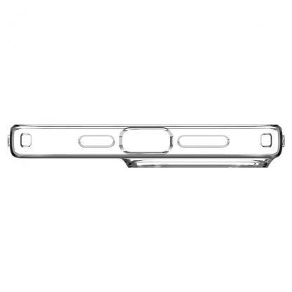 Spigen Crystal Flex Case - тънък качествен силиконов (TPU) калъф за iPhone 15 Pro Max (прозрачен)  5