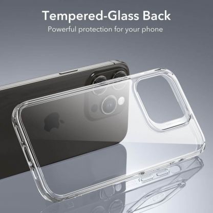 ESR Ice Shield Case - хибриден удароустойчив кейс за iPhone 15 Pro (прозрачен) 2