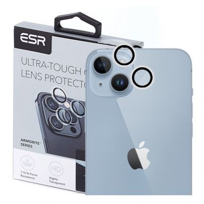 ESR Camera Lens Protector - предпазни стъклени лещи за камерата на iPhone 15, iPhone 15 Plus (прозрачен)