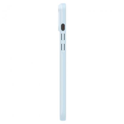 Spigen Thin Fit Case - качествен тънък матиран кейс за iPhone 15 (светлосин) 5