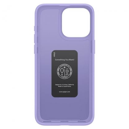Spigen Thin Fit Case - качествен тънък матиран кейс за iPhone 15 Pro (лилав) 3