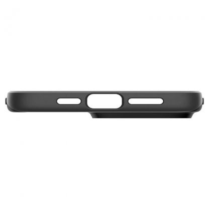 Spigen Thin Fit Case - качествен тънък матиран кейс за iPhone 15 Pro (черен) 6