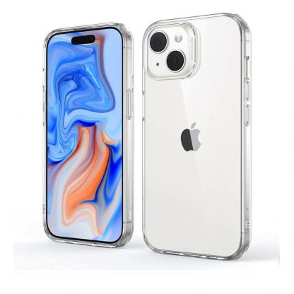 ESR Project Zero Case - силиконов (TPU) калъф за iPhone 15 (прозрачен) 4