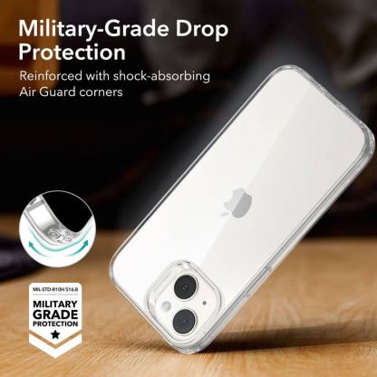 ESR Project Zero Case - силиконов (TPU) калъф за iPhone 15 (прозрачен) 7