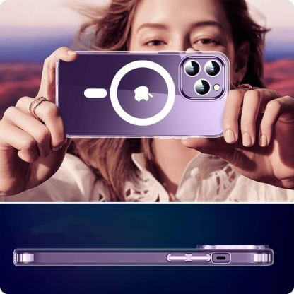 Tech-Protect Flexair Hybrid MagSafe Case - хибриден удароустойчив кейс с MagSafe за iPhone 15 (прозрачен) 2
