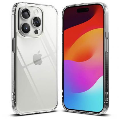 Ringke Fusion Crystal Case - хибриден удароустойчив кейс за iPhone 15 Pro Max (прозрачен) 2