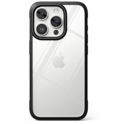 Ringke Fusion Bold Case - хибриден удароустойчив кейс за iPhone 15 Pro Max (черен-прозрачен) 4