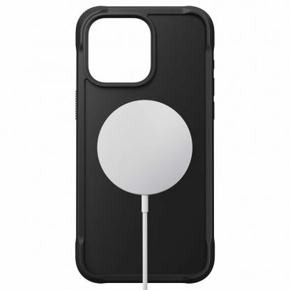 Nomad Rugged Case - хибриден удароустойчив кейс с MagSafe за iPhone 15 Pro Max (черен) 2