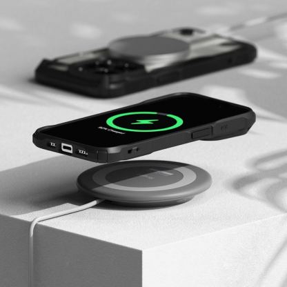 Ringke Fusion X Case - хибриден удароустойчив кейс за iPhone 15 Pro (черен-прозрачен) 8