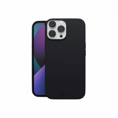 Prio Liquid Silicone Case - силиконов (TPU) калъф за iPhone 15 Pro Max (черен) 2