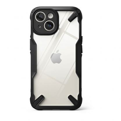 Ringke Fusion X Case - хибриден удароустойчив кейс за iPhone 15 (черен-прозрачен) 3