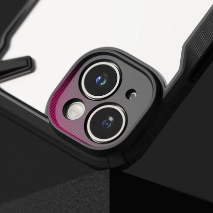 Ringke Fusion X Case - хибриден удароустойчив кейс за iPhone 15 (черен-прозрачен) 7