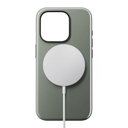 Nomad Sport Case - хибриден удароустойчив кейс с MagSafe за iPhone 15 Pro (зелен) 2