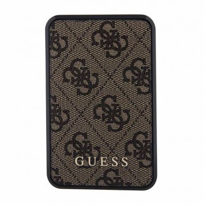 Guess PU 4G Power Bank 10000 mAh 18W - преносима външна батерия с USB-C порт, USB-A изход и технология за бързо зареждане (кафяв) 2