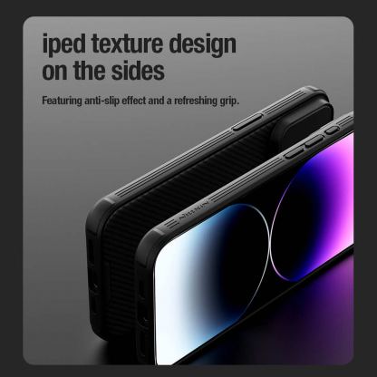 Nillkin CamShield Pro Magnetic Hard Case - хибриден удароустойчив кейс за iPhone 15 Pro Max (син) 7