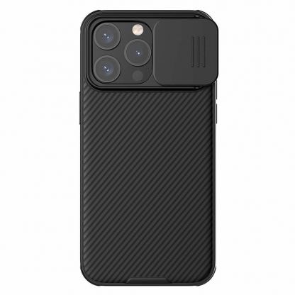Nillkin CamShield Pro Magnetic Hard Case - хибриден удароустойчив кейс за iPhone 15 Pro Max (черен)