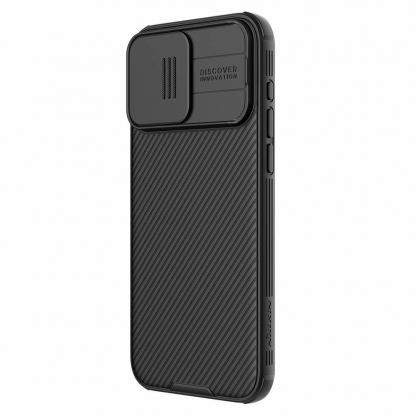 Nillkin CamShield Pro Magnetic Hard Case - хибриден удароустойчив кейс за iPhone 15 Pro (черен) 2