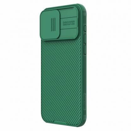 Nillkin CamShield Pro Hard Case - хибриден удароустойчив кейс за iPhone 15 Pro Max (зелен) 2