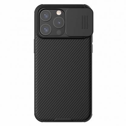 Nillkin CamShield Pro Hard Case - хибриден удароустойчив кейс за iPhone 15 Pro (черен)