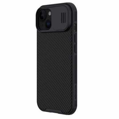 Nillkin CamShield Pro Hard Case - хибриден удароустойчив кейс за iPhone 15 Plus (черен) 2