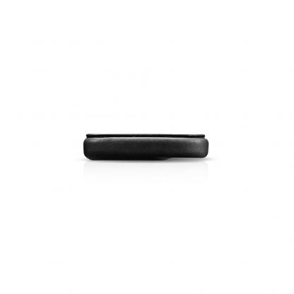 iCarer Leather Oil Wax MagSafe Folio Case - кожен калъф (естествена кожа), тип портфейл с MagSafe за iPhone 15 Pro (черен) 7