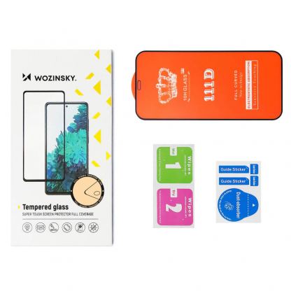 Wozinsky Case Friendly 3D Tempered Glass 2 Pack - 2 броя калени стъклени защитни покрития за дисплея на iPhone 15 Plus (черен-прозрачен) 2