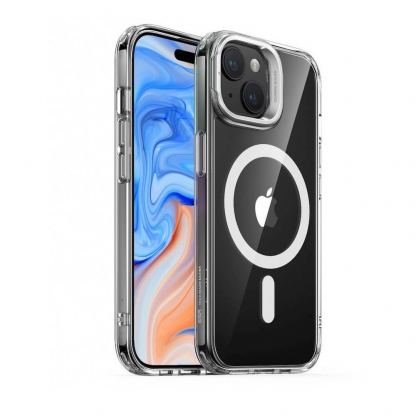ESR Classic Kickstand HaloLock MagSafe Case - хибриден кейс с висока степен на защита с MagSafe за iPhone 15 (прозрачен)  2