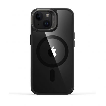 ESR Classic Kickstand HaloLock MagSafe Case - хибриден кейс с висока степен на защита с MagSafe за iPhone 15 (черен-прозрачен)  3