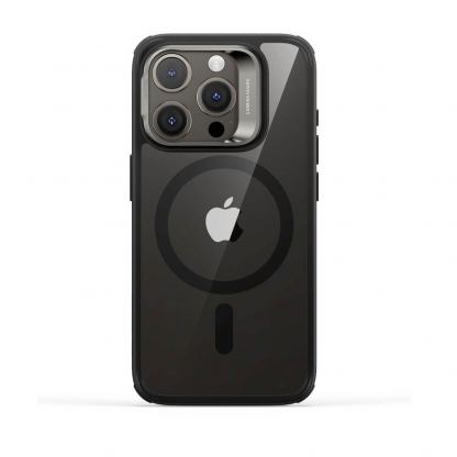 ESR Classic Kickstand HaloLock MagSafe Case - хибриден кейс с висока степен на защита с MagSafe за iPhone 15 Pro (черен-прозрачен)  4