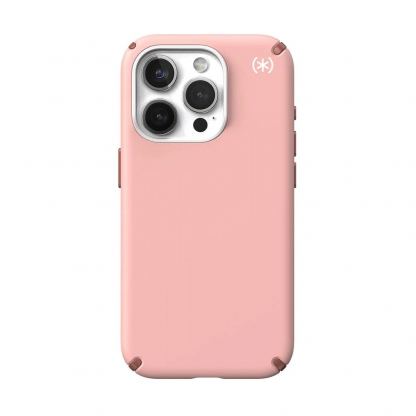 Speck Presidio 2 Pro Case - удароустойчив хибриден кейс за iPhone 15 Pro (розов) 2
