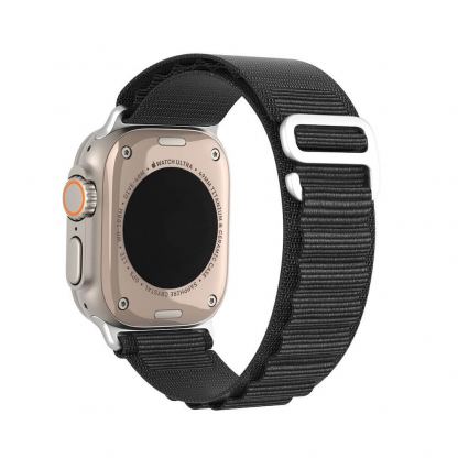 Dux Ducis Sport Buckle Strap GS Version - текстилна каишка за Apple Watch 42мм, 44мм, 45мм, 46мм, Ultra 49мм (черен) 4