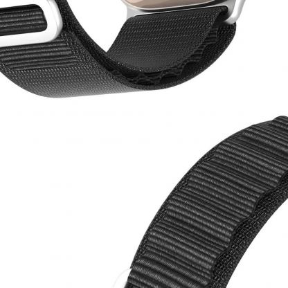 Dux Ducis Sport Buckle Strap GS Version - текстилна каишка за Apple Watch 42мм, 44мм, 45мм, 46мм, Ultra 49мм (черен) 8