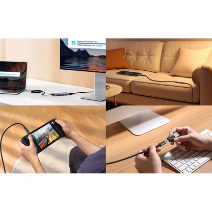 Baseus High Definition Extension Cable USB-C Male to Female 10Gbps - удължителен USB-C кабел (100 см) (черен) 11