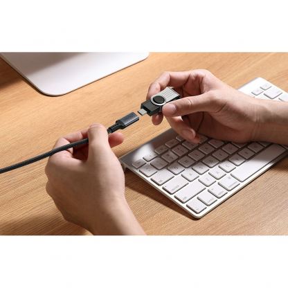 Baseus High Definition Extension Cable USB-C Male to Female 10Gbps - удължителен USB-C кабел (100 см) (черен) 13