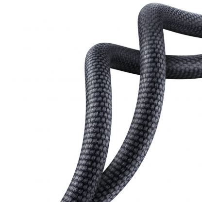 Baseus Crystal Shine USB-A to USB-C Cable PD 2.0 100W (CAJY000401) - здрав кабел с въжена оплетка и бързо зареждане за устройства с USB-C порт (120 см) (черен) 6