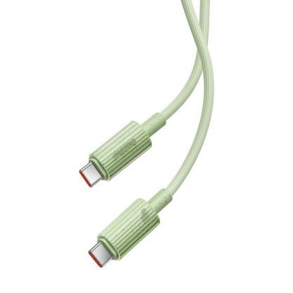 Baseus Habitat USB-C to USB-C Cable 100W - биоразградим USB кабел за устройства с USB-C порт (200 см) (зелен) 5