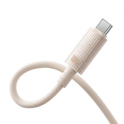 Baseus Habitat USB-A to USB-C Cable 100W - биоразградим USB кабел за устройства с USB-C порт (100 см) (розов) 7