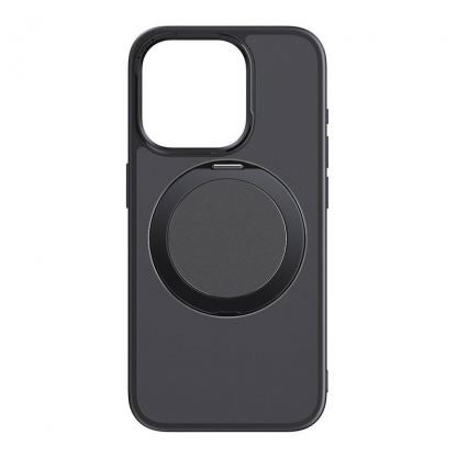 Baseus CyberLoop Magnetic Case - хибриден удароустойчив кейс с MagSafe за iPhone 15 Pro Max (черен-прозрачен) 4