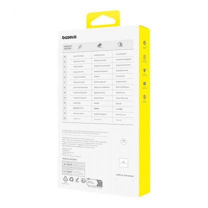 Baseus Lucent Magnetic Case - поликарбонатов кейс с MagSafe за iPhone 15 Pro (прозрачен) 3