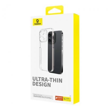 Baseus Lucent Case - поликарбонатов кейс за iPhone 15 Plus (прозрачен) 4