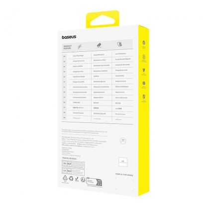 Baseus Lucent Case - поликарбонатов кейс за iPhone 15 Plus (прозрачен) 5