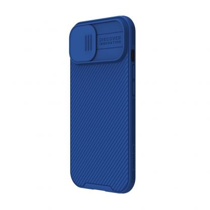 Nillkin CamShield Pro Magnetic Hard Case - хибриден удароустойчив кейс за iPhone 15 (син) 2