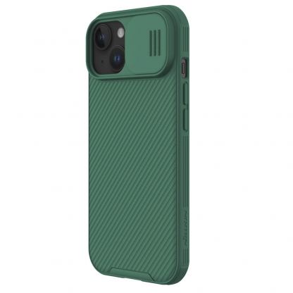 Nillkin CamShield Pro Hard Case - хибриден удароустойчив кейс за iPhone 15 Plus (зелен) 2